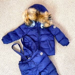 Moncler down jacket & pant set